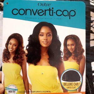 Outre Convertible Cap Synthetic Half Wig- Never Worn